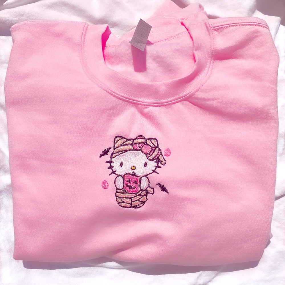 Hello Kitty embroidered sweatshirt